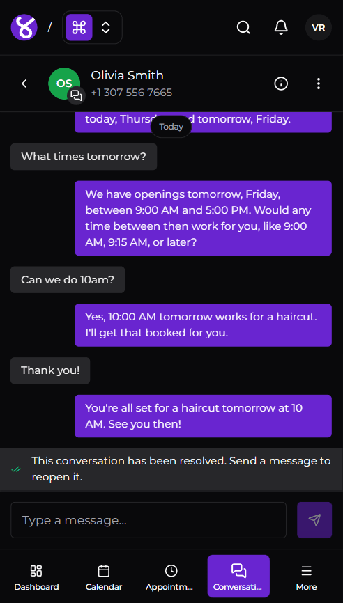AI Booking Assistant