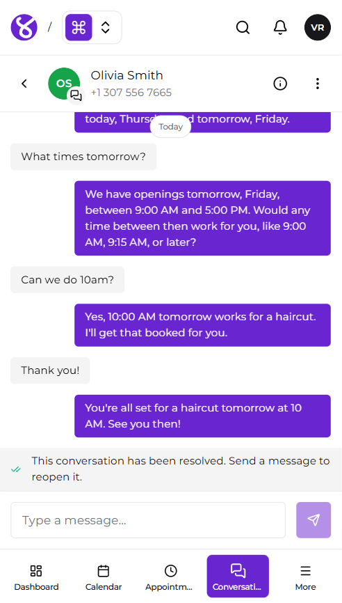 AI Booking Assistant