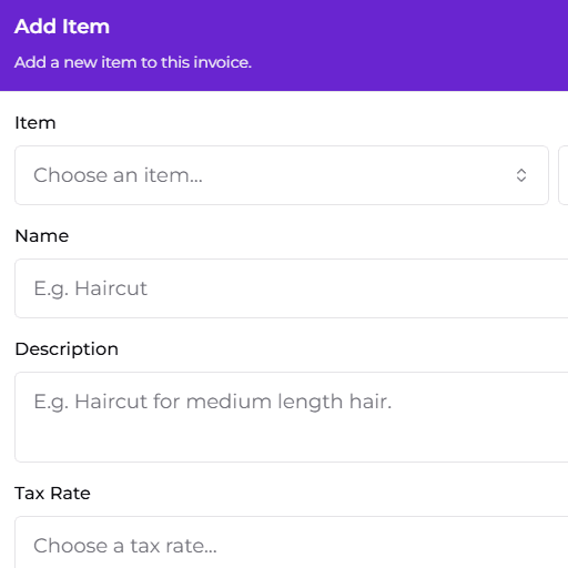 Facturation personnalisée & produits